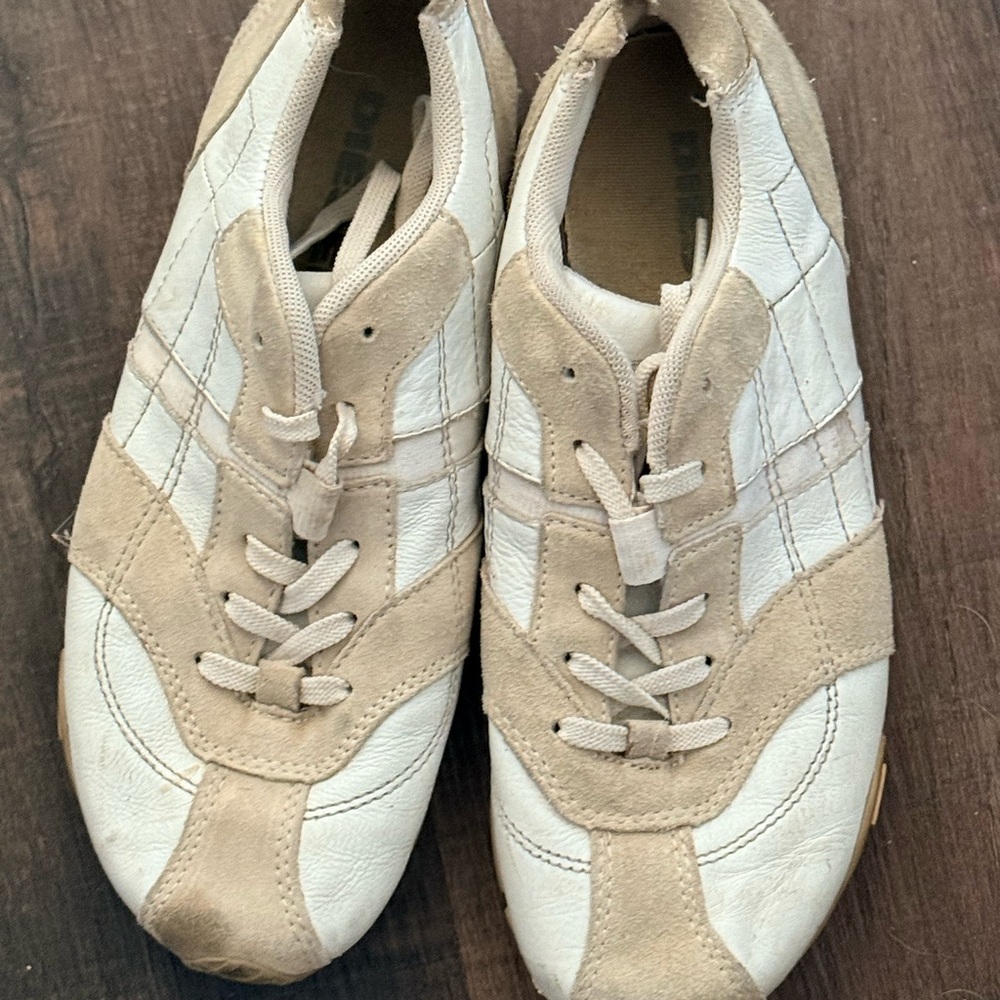 Diesel Beige and White Footwear